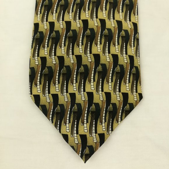 J. Garcia Other - NWT Vintage 1996 J. Jerry Garcia 100% Silk Drummers Beige Tan Neck Tie 56L 3.75W